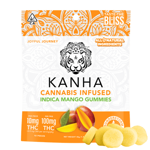 KANHA | Mango | Indica | 100mg THC | 10-pack