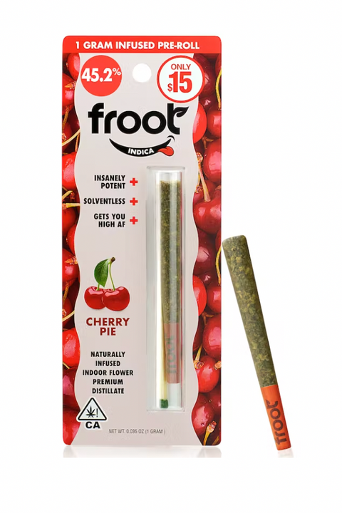 Froot Cherry Pie Infused 1-gram Pre-roll